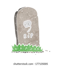 cartoon spooky grave