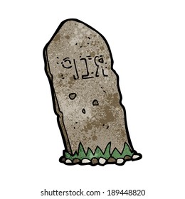 cartoon spooky grave