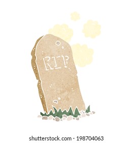 cartoon spooky grave