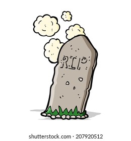 cartoon spooky grave
