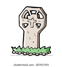 cartoon spooky grave