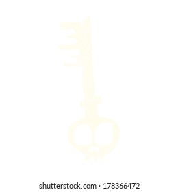 cartoon spooky key