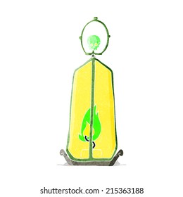 cartoon spooky lantern