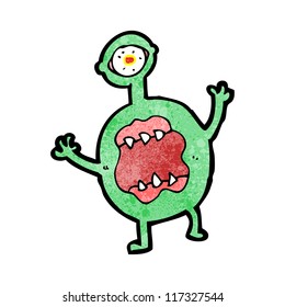 cartoon spooky monster