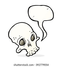 Karikaturenkult mit Sprechblase