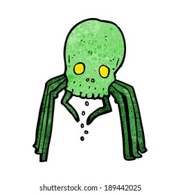 araña de cráneo espeluznante