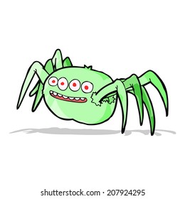araña espeluznante