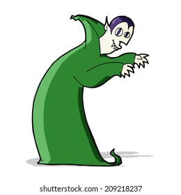 cartoon spooky vampire