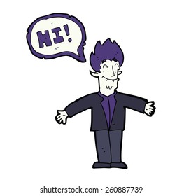 cartoon spooky vampire