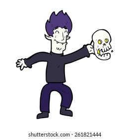 cartoon spooky vampire