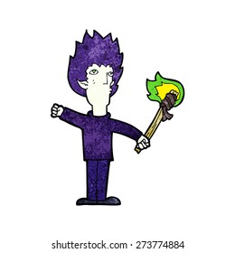 cartoon spooky vampire