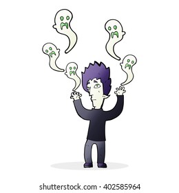 cartoon spooky vampire