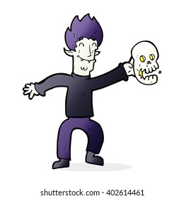 cartoon spooky vampire