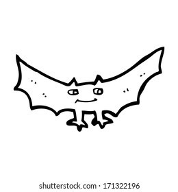 cartoon spooky vampire bat