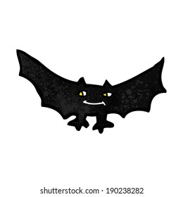 murciélago de vampiros con miedo de caricatura