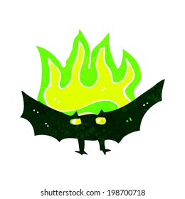murciélago de vampiros con miedo de caricatura