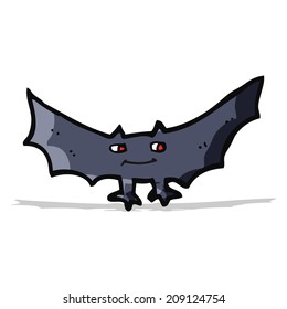 cartoon spooky vampire bat