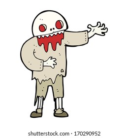 cartoon spooky zombie
