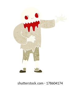 cartoon spooky zombie