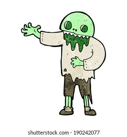 cartoon spooky zombie