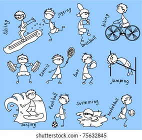 cartoon sport icon