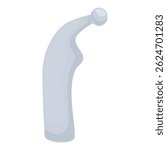 Cartoon spray bottle illustration with vector graphic design depicting a simplistic, flat, and modern cleaning supply icon for household sanitation and hygiene
