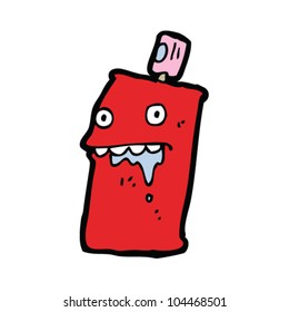 cartoon spray can