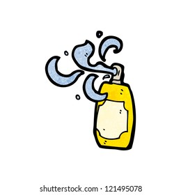 el pulverizador de dibujos animados puede