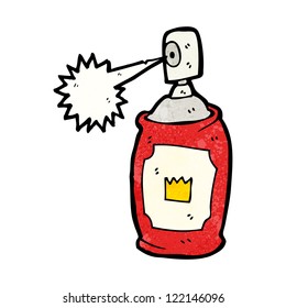 el pulverizador de dibujos animados puede
