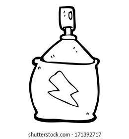 el pulverizador de dibujos animados puede
