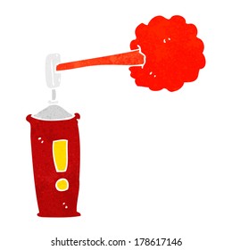 cartoon spray can