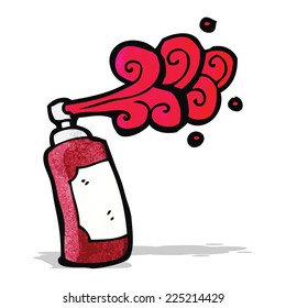 Cartoon-Sprühdose