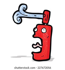 el pulverizador de dibujos animados puede