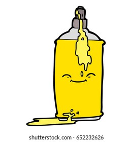 cartoon spray paint can