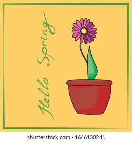 
Cartoon spring theme made for you with love
