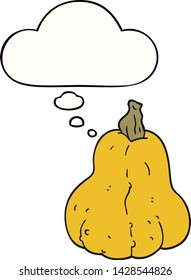 riña de caricatura con burbuja de pensamiento
