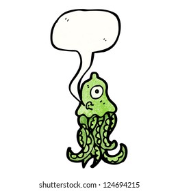 cartoon squid