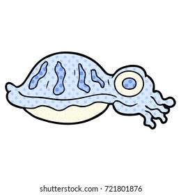 cartoon squid