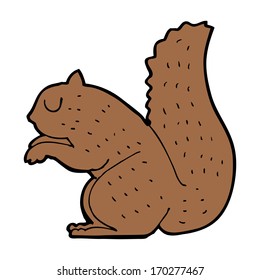 ardilla de dibujos animados