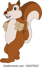 cartoon squirrel