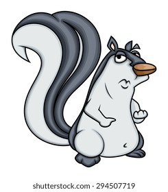 Cartoon Squirrel Character
