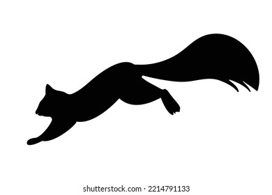 Cartoon squirrel. Funny wild animal cartoon squirrel running, standing and jumping. vector squirrel collection cartoon animal character design Isolated flat vector illustration on white background.