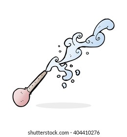 cartoon squirting pipette