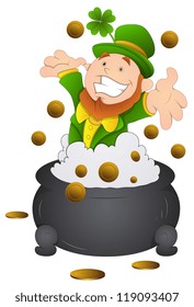 Cartoon St. Patrick's Day - Vector Illustration