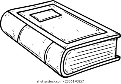 pila de dibujos animados de libros aislados en blanco