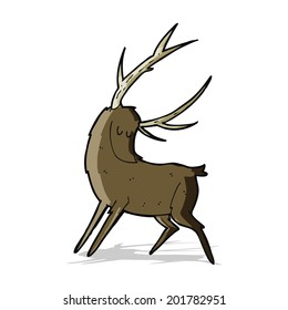 cartoon stag