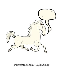 Cartoon-Hengst
