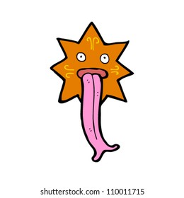 cartoon star character