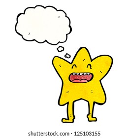 cartoon star character