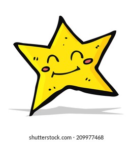 personaje de estrella de dibujos animados